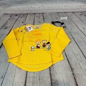 Appaman Peanuts Collaboration Fresh Popcorn Graphic Print Shirt